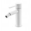 Grifo bidet monomando Milos Stick blanco mate de Imex